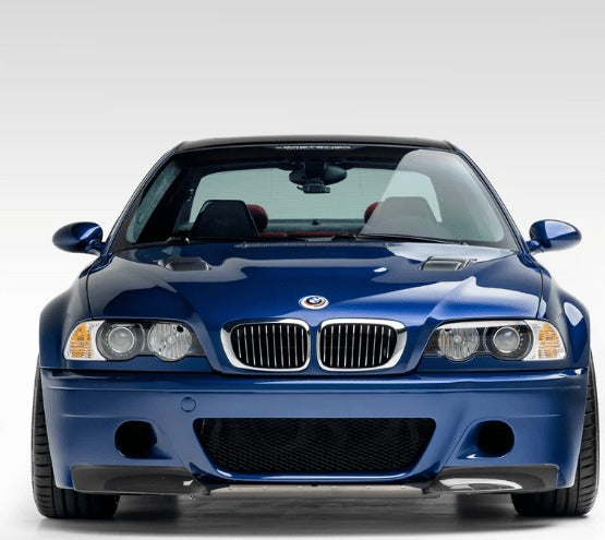 VORSTEINER BMW E46 M3 V20 Aero Front Bumper With 2 Piece Splitter Carbon Fiber PP 1x1 Glossy