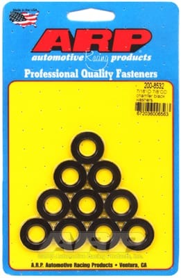 ARP 7/16in ID 7/8inOD Black Washers (Set of 10)