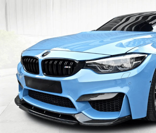 Vorsteiner BMW F8X M3/M4 VRS/EVO PROGRAM (2014 - 2018) VRS GTS-V Aero Front Spoiler Carbon Fiber PP 1x1 Glossy