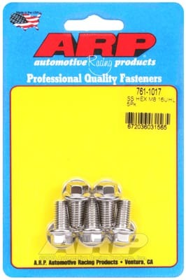 ARP M8 x 1.25 x 16 SS Hex Bolts (Set of 5)