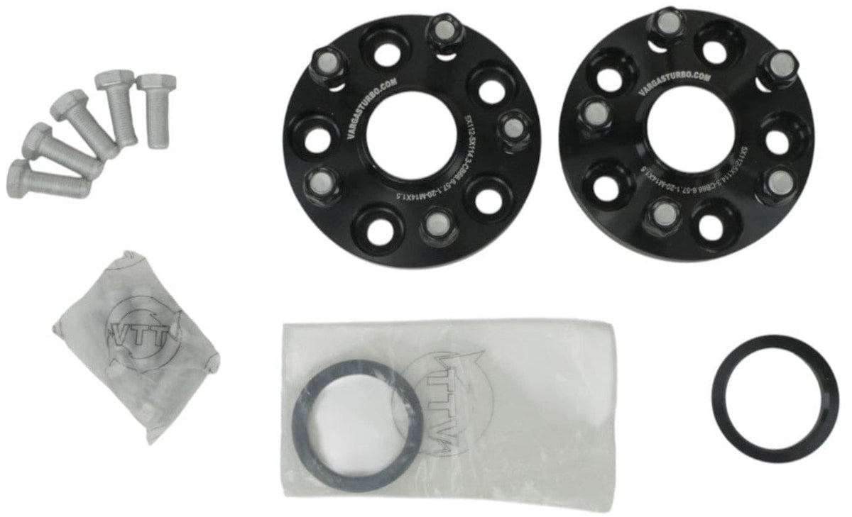 VTT BMW/Toyota 20mm 5x112 to 5x114.3 Conversion Wheel Spacers with Billet Hub Centric Adapter Rings (SCRATCH AND DENT)