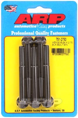 ARP 5/16-24 x 2.750 Hex Black Oxide Bolts (Set of 5)