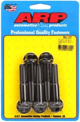 ARP M12 x 1.50 x 60 Hex Black Oxide Bolts (Set of 5)
