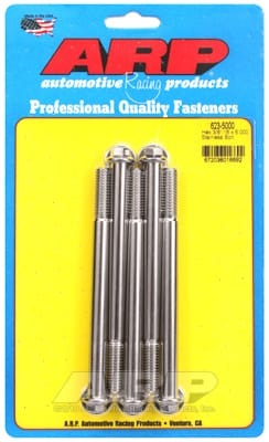 ARP 3/8-16 x 5.000 Hex SS Bolts (Set of 5)