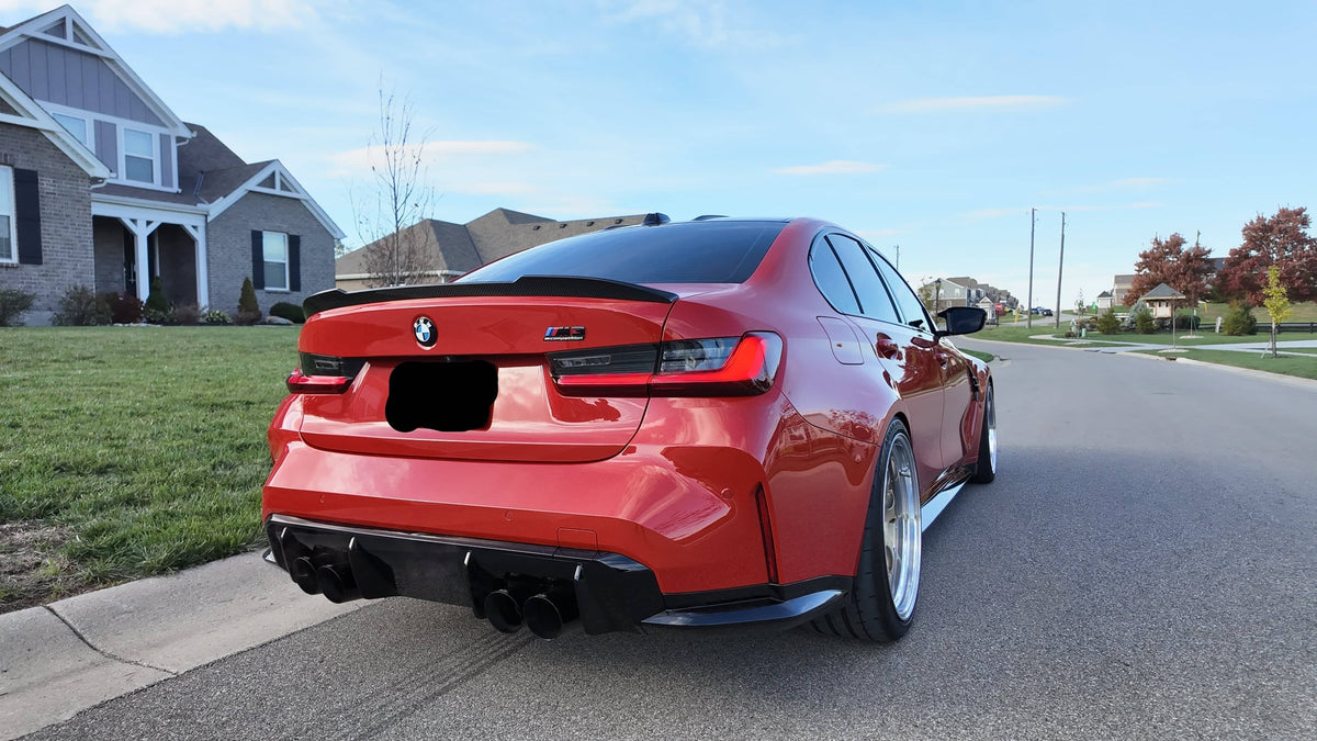 G80 Dry Carbon Fiber Rear CS Spoiler