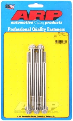 ARP M8 x 1.25 x 115 12pt Stainless Steel Bolts (Set of 5)