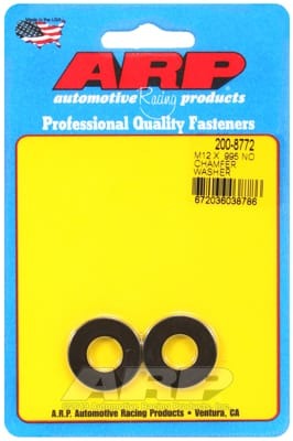 ARP M12 ID 0.995 OD Black Washers (Set of 2)