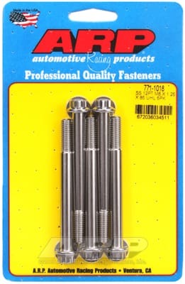 ARP M8 x 1.25 85mm Stainless Steel 12pt Bolts (Set of 5)