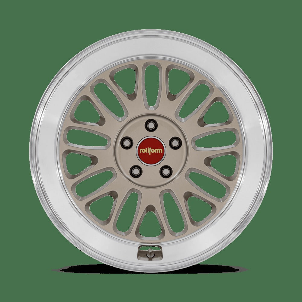 Rotiform SCP 19" 5x130 Matte Gold w/ Diamond Cut Lip