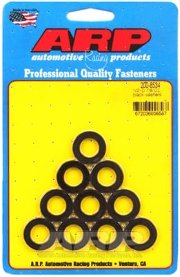 ARP 1/2in ID 7/8inOD Black Washers (Set of 10)