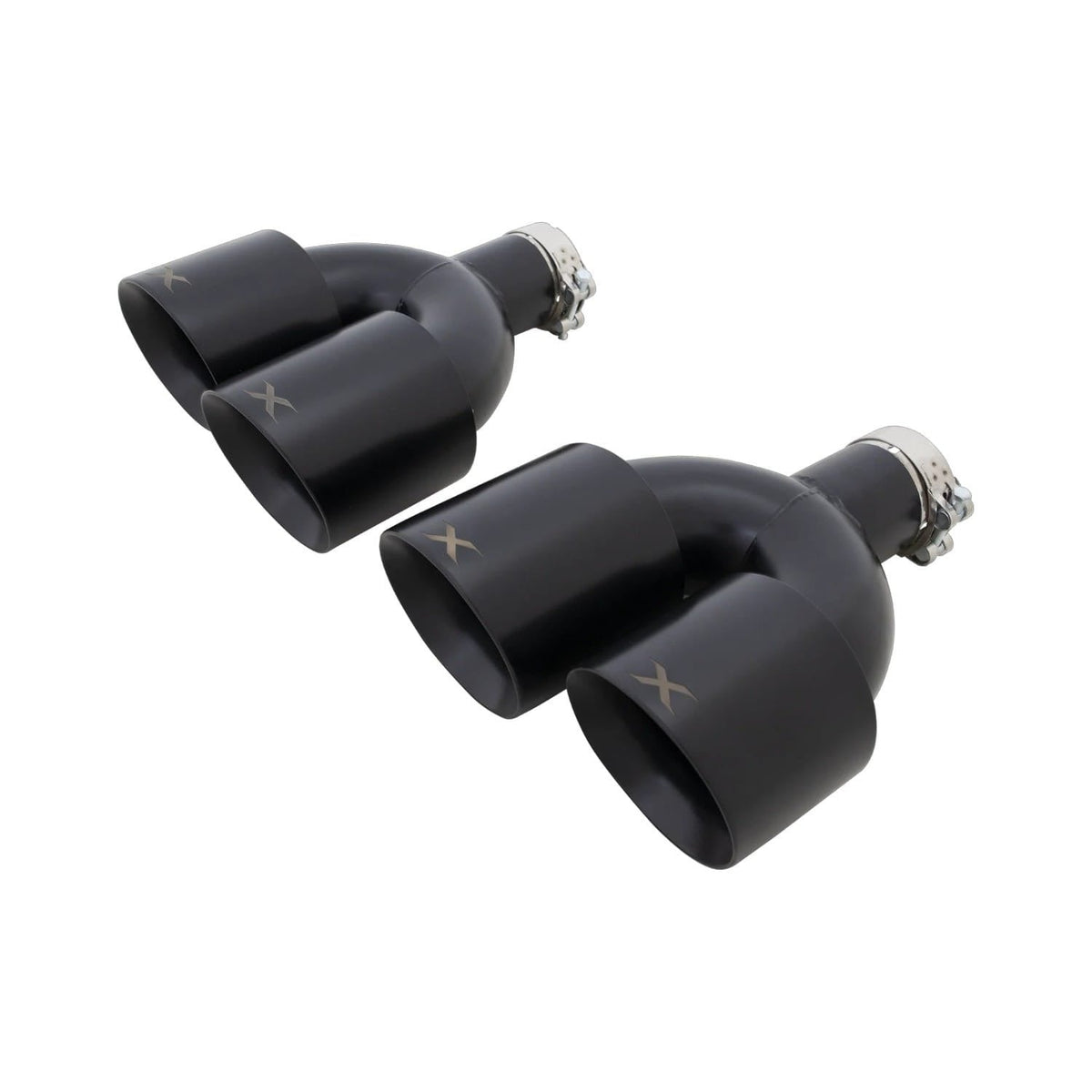XForce Black Quad 4.5 inch Tip - VW / MK8 / MK8.5 / Golf R