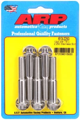 ARP 3/8in - 16 x 2.250 12pt SS Bolts (Set of 5)