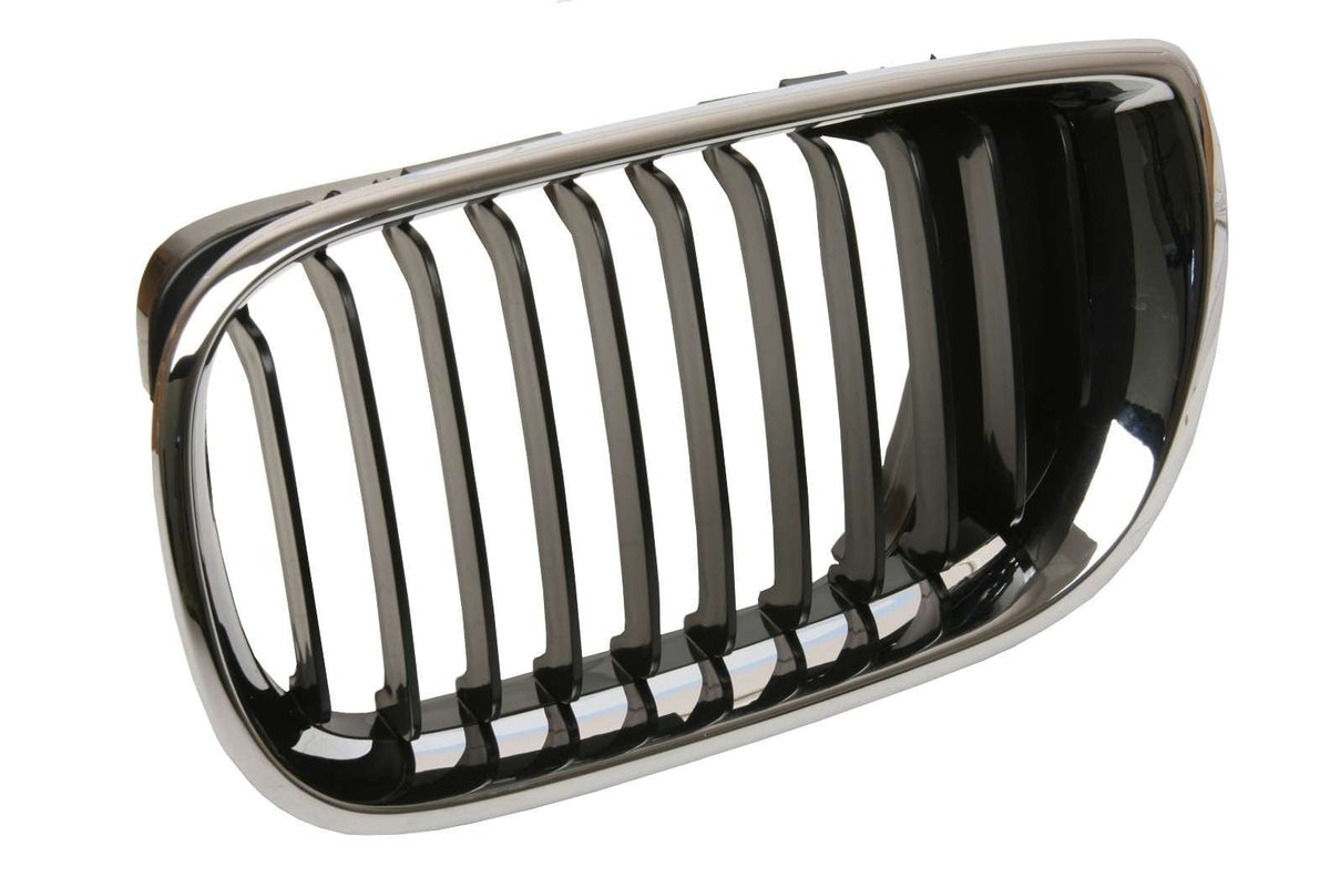 BMW E46 3-Series Grill W/ Black Slats OEM 51137030545 or 51137030546