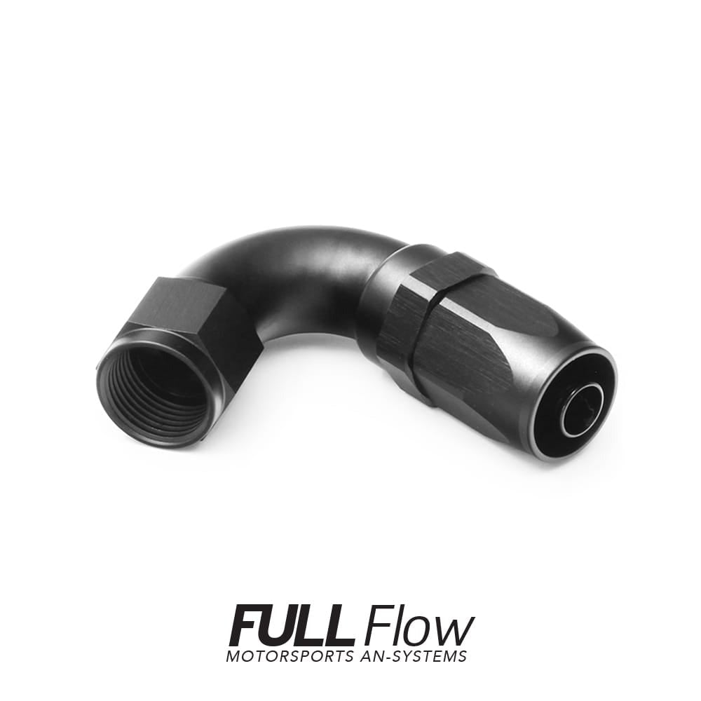 Nuke Performance Full Flow AN Hose End Fitting 120 Degree AN-6