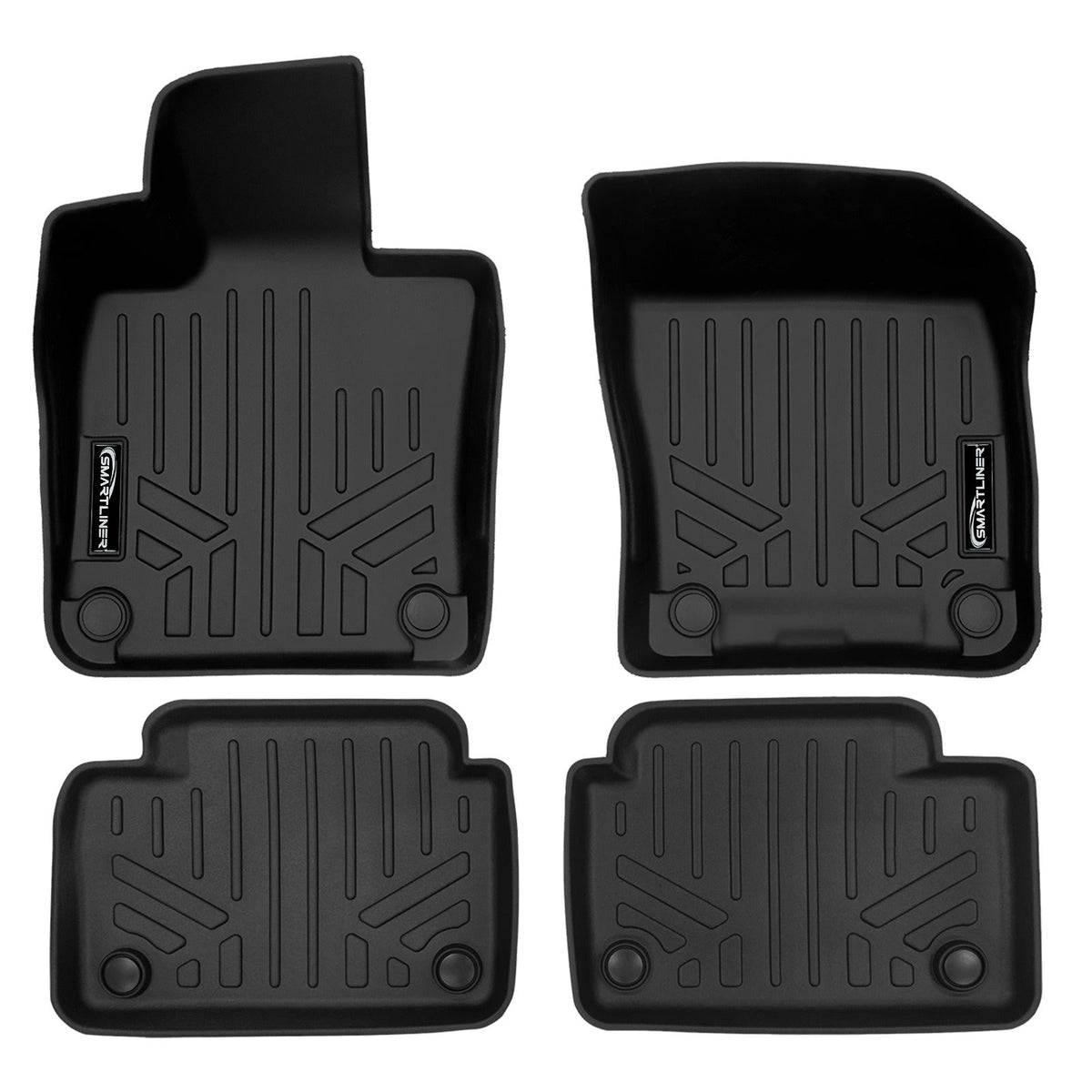 SMARTLINER Custom Fit Floor Liners For 2019-2025 Volvo S60 Plug-In Hybrid