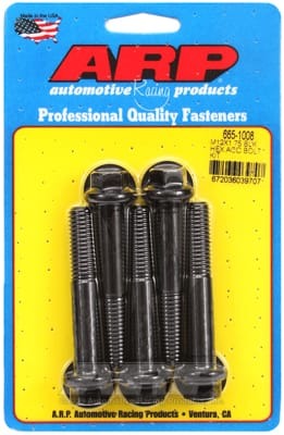 ARP M12 x 1.75 x 70 Hex Black Oxide Bolts (Set of 5)