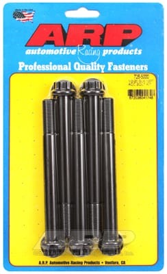 ARP 1/2-20 x 5.000in UHL 12pt Black Oxide Bolts (Set of 5)