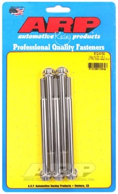 ARP 5/16 Inch -18 x 4.750 12pt SS Bolts (Set of 5)