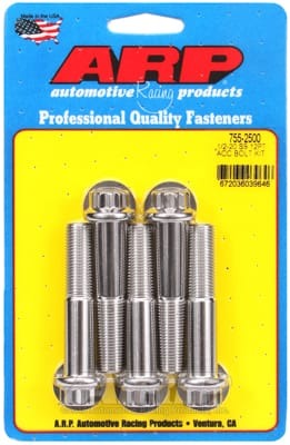 ARP 1/2-20 x 2.500 12pt SS Bolts (Set of 5)