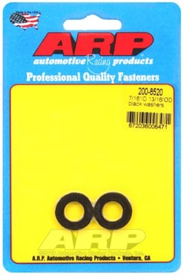 ARP 7/16 ID 13/16 OD Black Washers (Set of 2)
