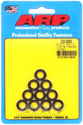 ARP 5/16in ID .550inOD Black Chamfer Washers (Set of 10)