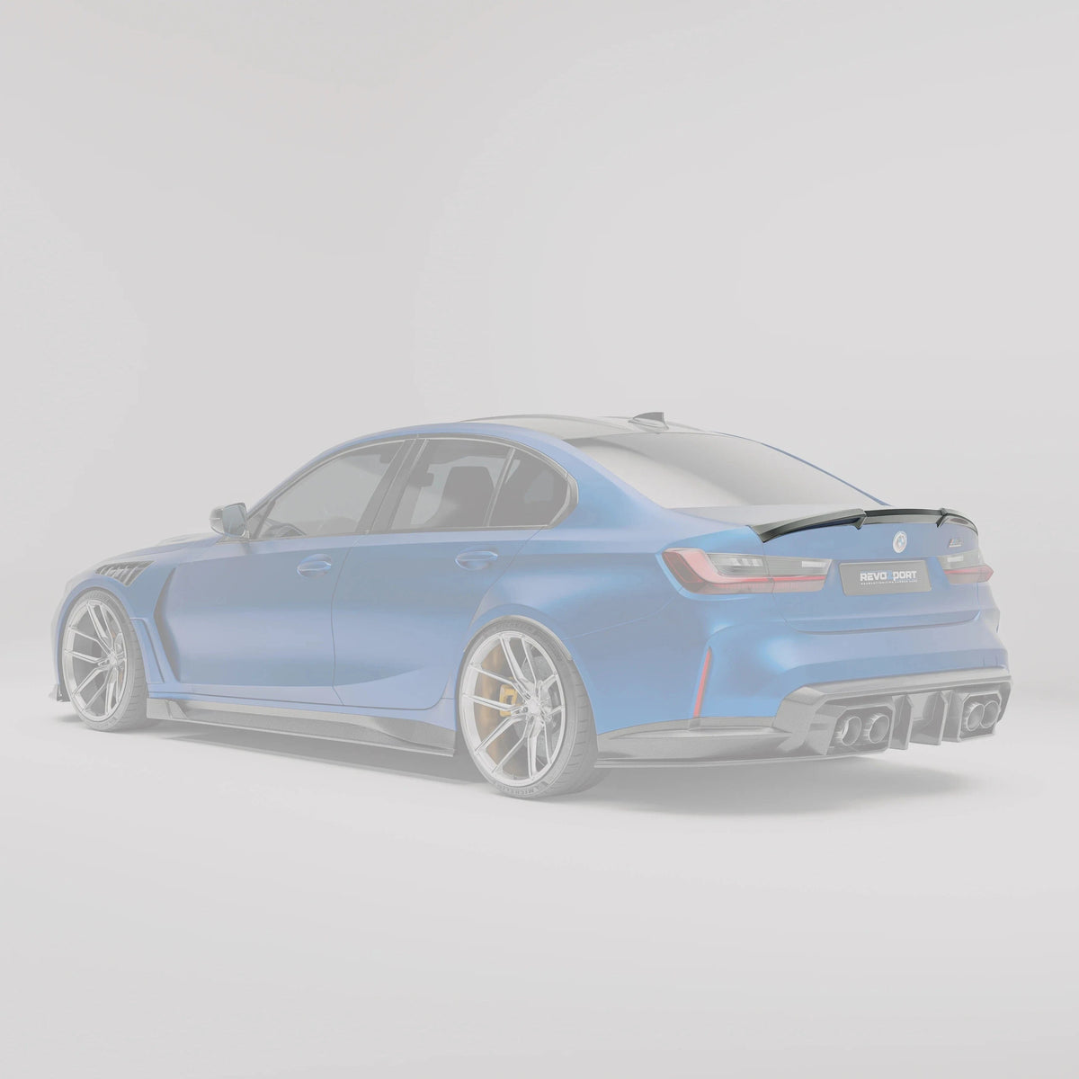 Revozport Carbon Fiber Rear Spoiler for BMW G80 M3 2021-2024
