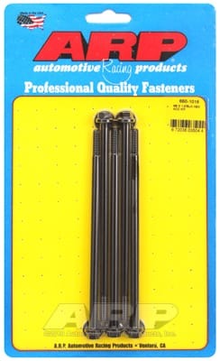 ARP M6 x 1.0 x 135 Hex Black Oxide Bolts (Set of 5)