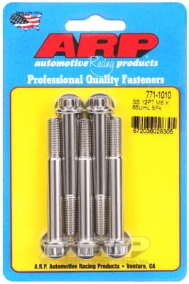 ARP M8 x 1.25 x 65 12pt SS Bolts (Set of 5)