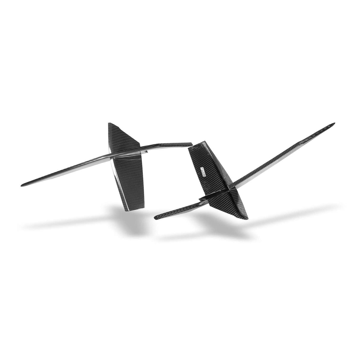 Revozport Carbon Fiber Front Bumper Canards - Audi / C8 / RS6 / RS7