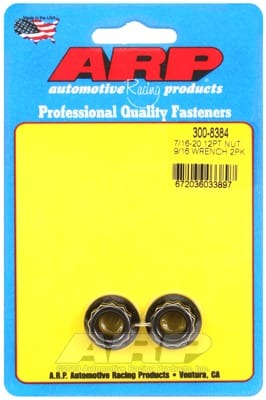 ARP 7/16in-20 / 9/16 Socket / 12pt Nut Kit 2 Pack
