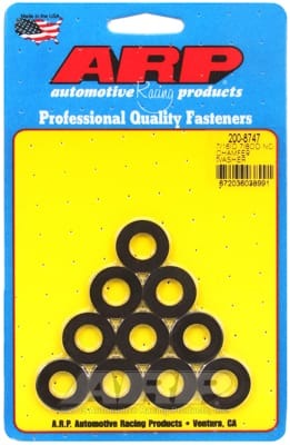 ARP 7/16 ID 7/8 OD Black Washers (Set of 10)