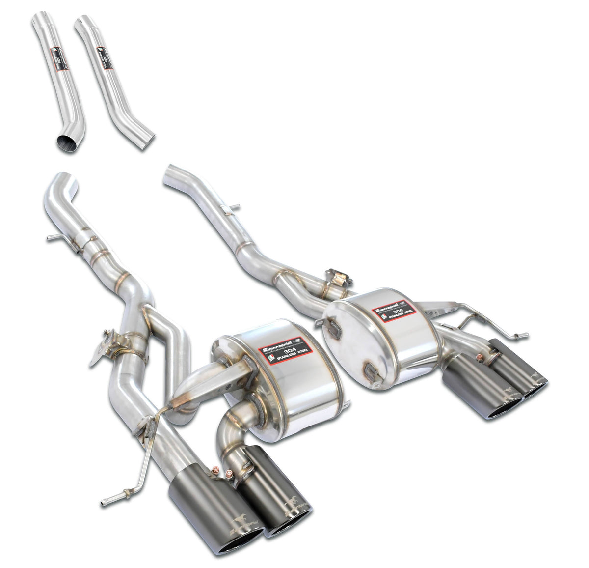 Supersprint BMW G87 M2 Resonator Delete Touring Package with Valved Exhaust