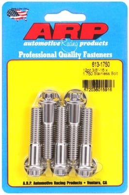 ARP 3/8in - 16 x 1.750 12pt SS Bolts (Set of 5)