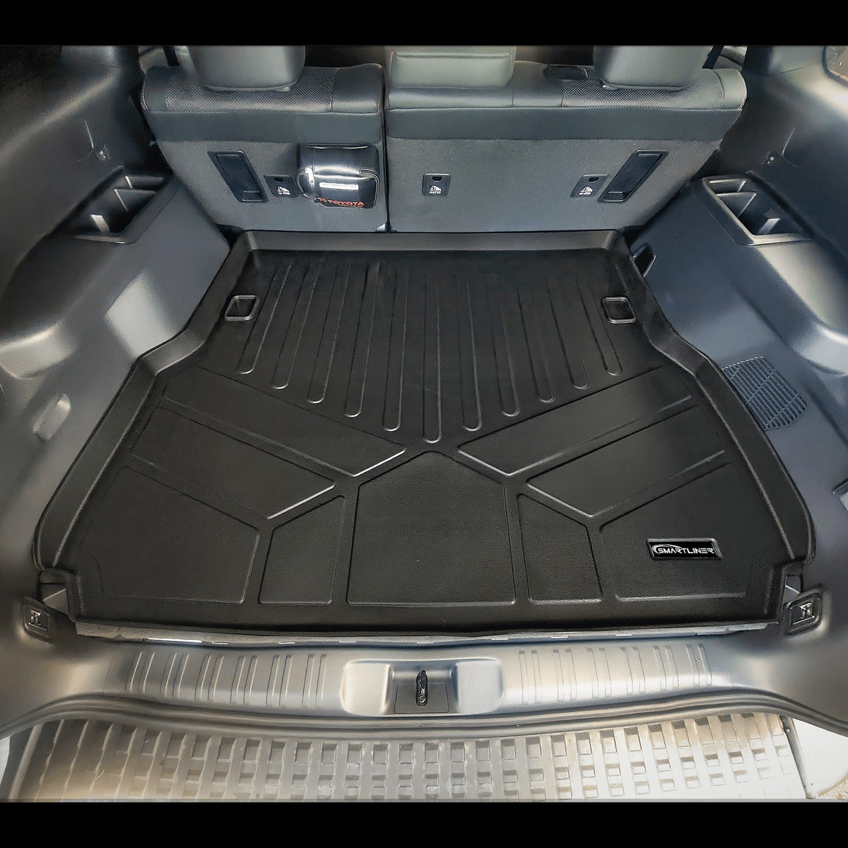 SMARTLINER Custom Fit All Weather Protection Floor Mat Liner Set Compatible With 2024-2026 Toyota Land Cruiser