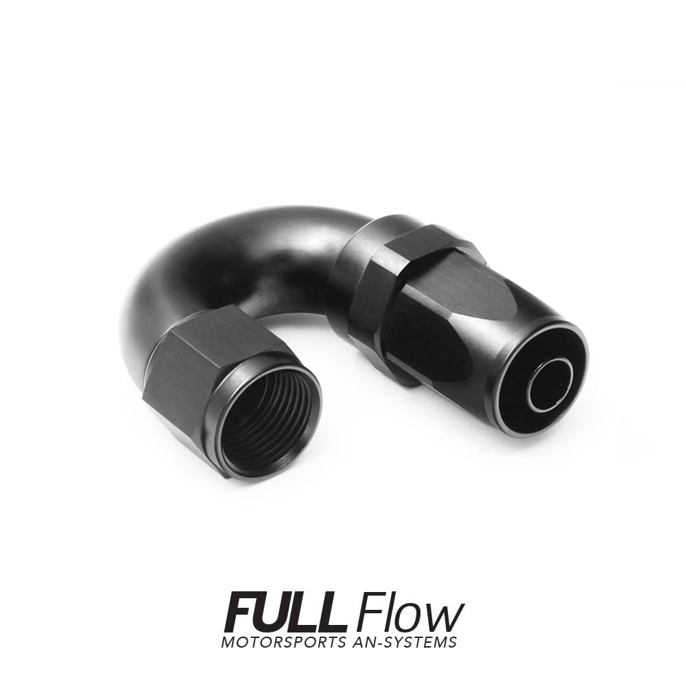 Nuke Performance Full Flow AN Hose End Fitting 180 Degree AN-6