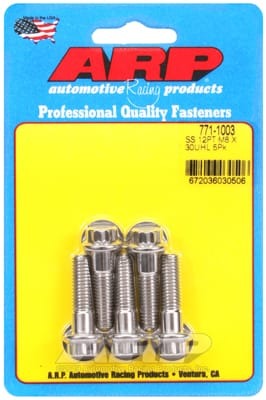 ARP M8 x 1.25 x 30 12pt SS Bolts (Set of 5)