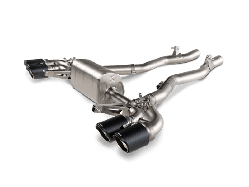 Akrapovic 2021 BMW M8/M8 Comp Gran Coupe (F93) w/OPF/GPF Slip-On Line (Titanium) w/Carbon Tips