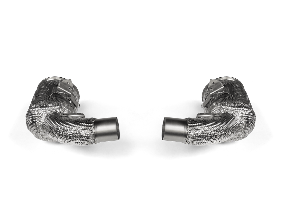 Akrapovic 2025 Porsche 911 Carrera /T/S/4S/Cabriolet/Targa (992.2) Link Pipe Set w/ Cat (SS)