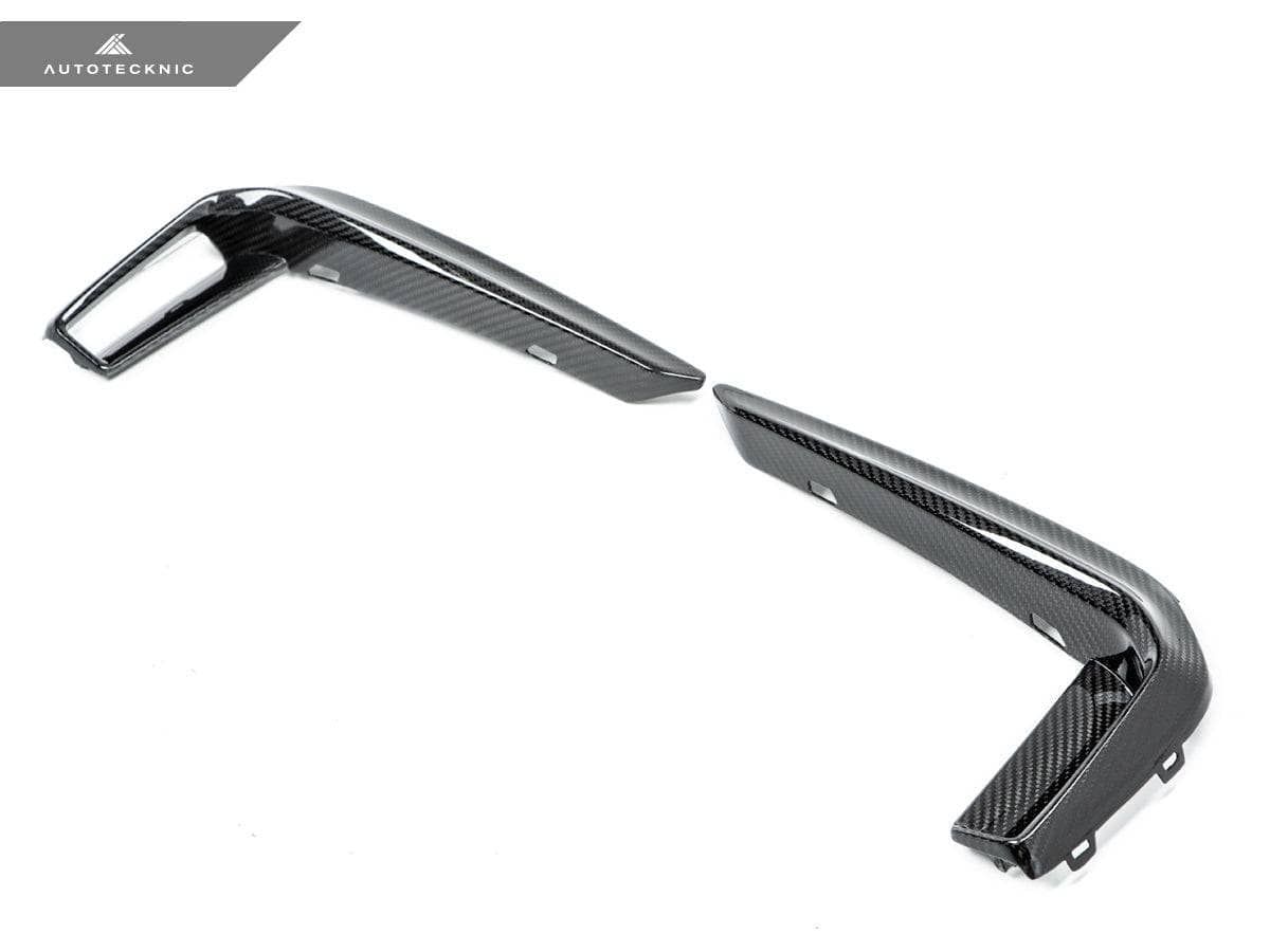 AutoTecknic Dry Carbon Front Bumper Trim - BMW G30 5-Series Pre-LCI M-Sport
