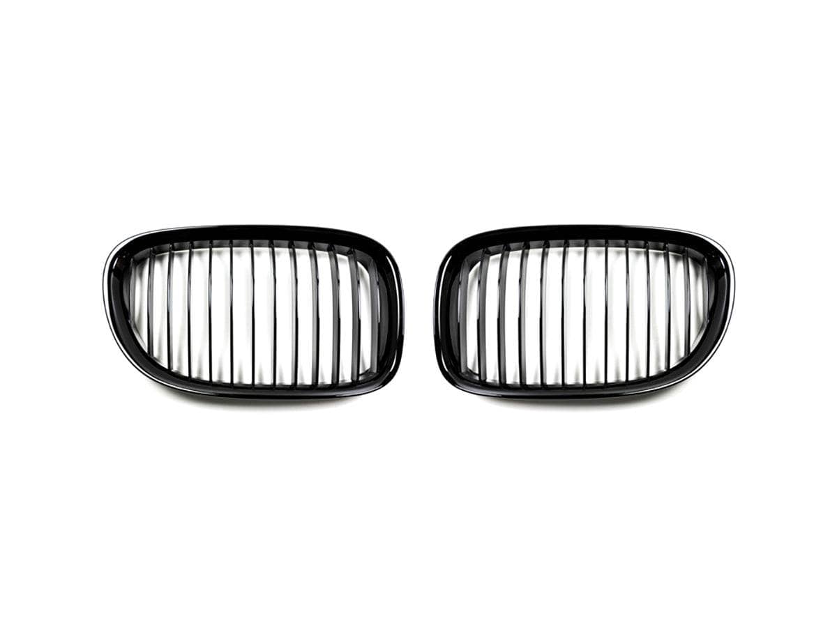 AutoTecknic Glazing Black Front Grille Set - F01/ F02 7-Series