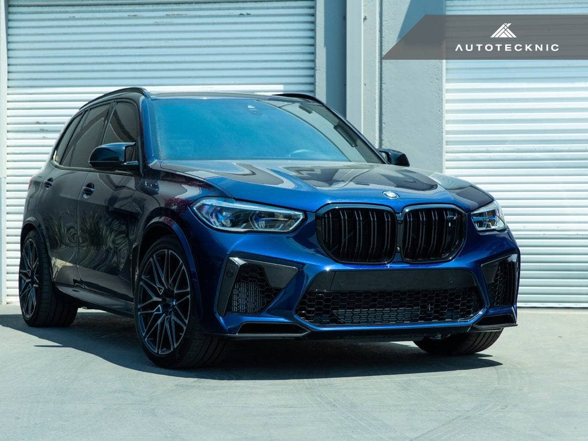 AutoTecknic Performance Dry Carbon Splitter Set - BMW F95 X5M