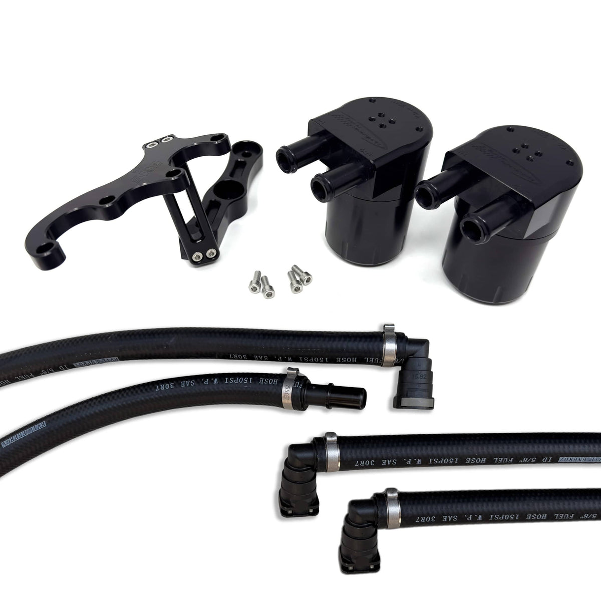 Burger Motorsports Dual Oil Catch Can System for 2026+ Dodge Charger Scat Pack SIXPACK 3.0L