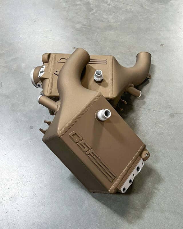 CSF 16-21 BMW M5 (F90) / 17-21 BMW M8 (F91/F92/F93) Twin Charge-Air-Cooler Set - Techna Bronze