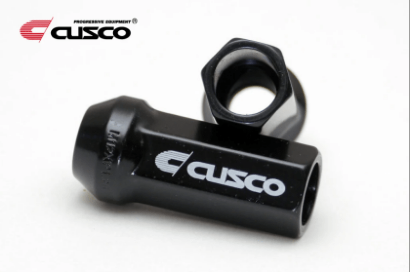 Cusco Universal Wheel Lug Nut Set M12 x P1.5mm - Black (16pcs)