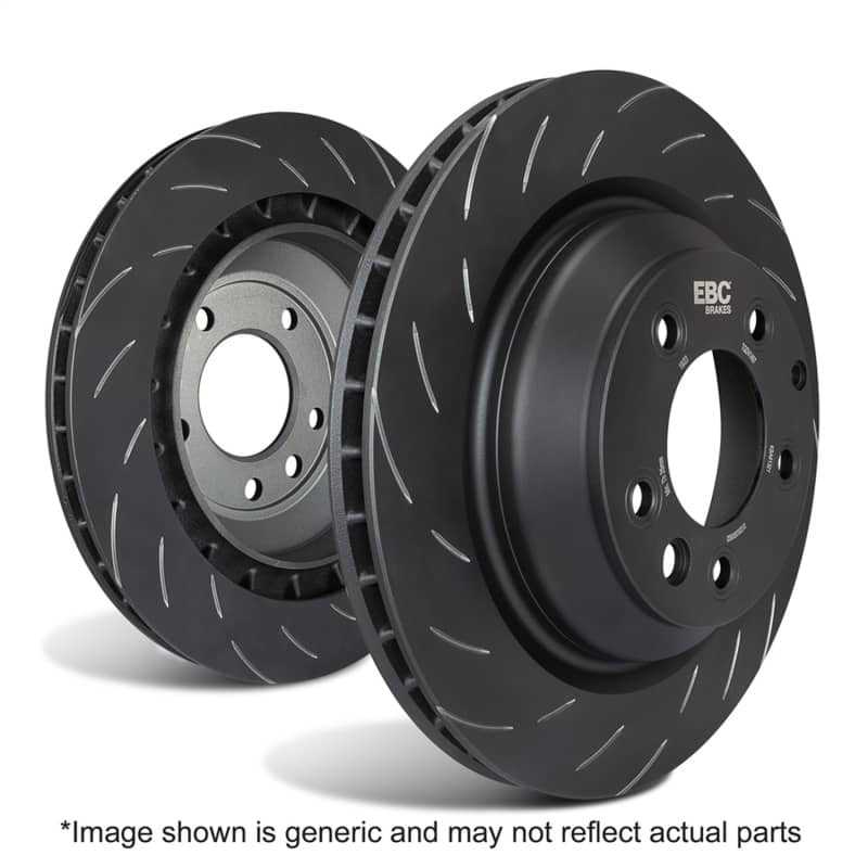 EBC Racing 03-09 Nissan 350Z 3.5L Rear SG Racing 1 Piece Rotors