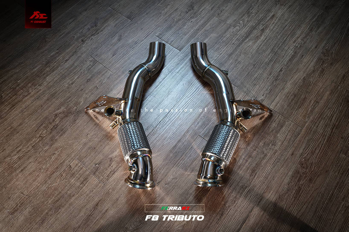 Ferrari F8 Tributo (OPF) | 2019-2023 Sport 200 Cell Downpipe