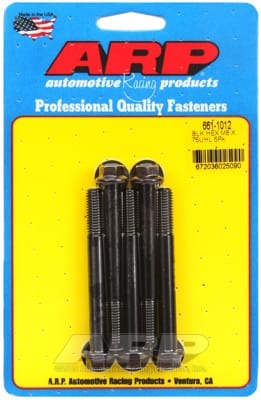 ARP M8 x 1.25 x 75 Hex Black Oxide Bolts (Set of 5)