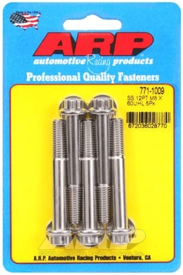 ARP M8 x 1.25 x 60 12pt SS Bolts (Set of 5)
