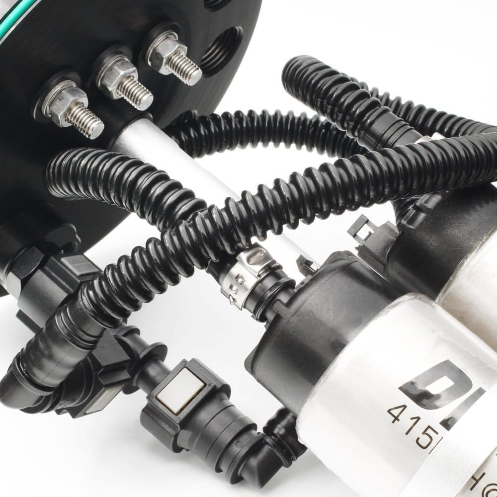Nuke Performance SAE ID8 Fuel pump mounting kit for Triple fuel pumps