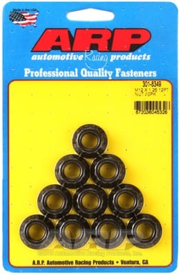 ARP M12 X 1.25 12pt nut kit 8740 Chrome Moly (Set of 10)
